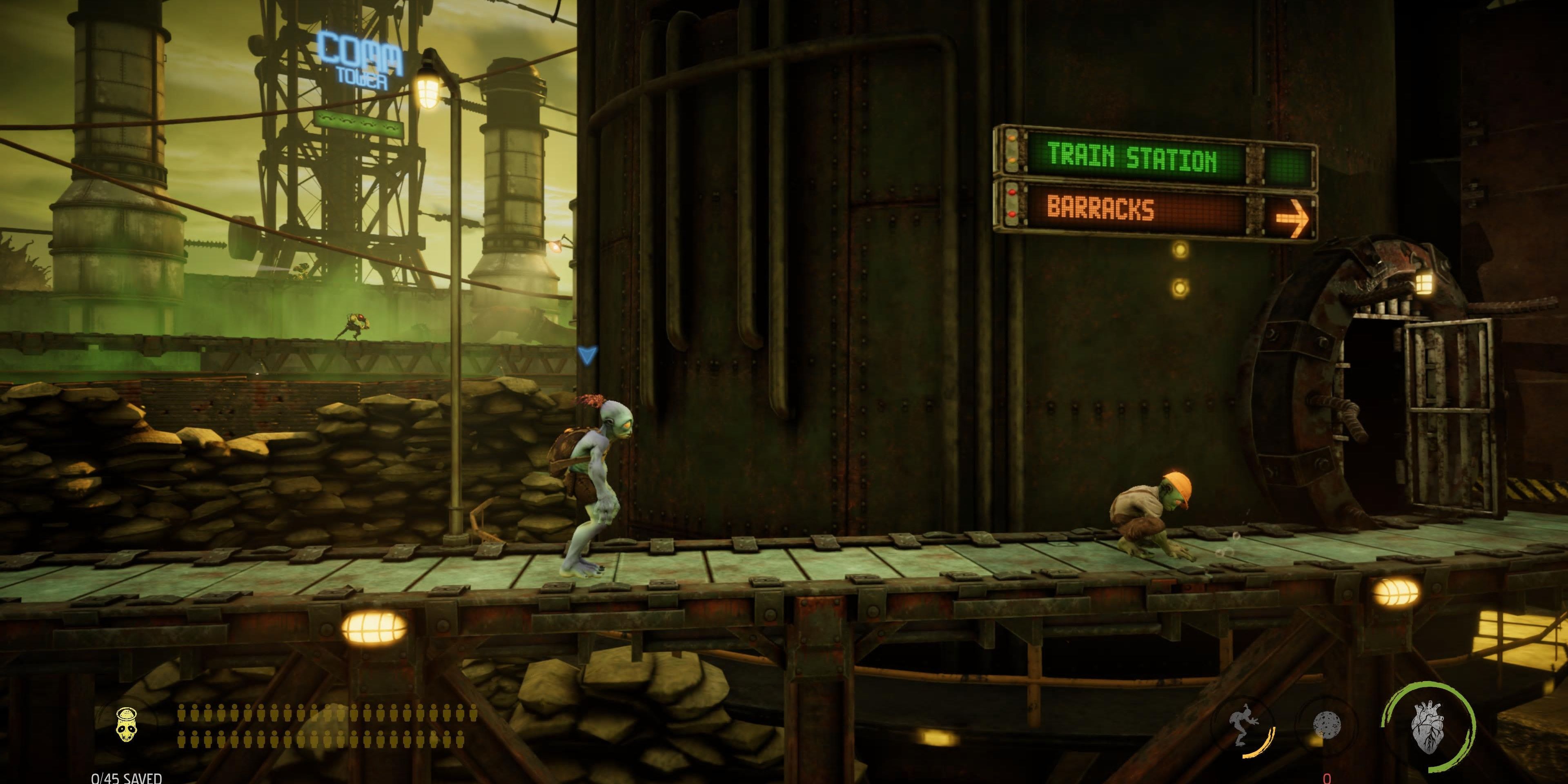 Oddworld Soulstorm: How To Save All Mudokons In Slig Barracks