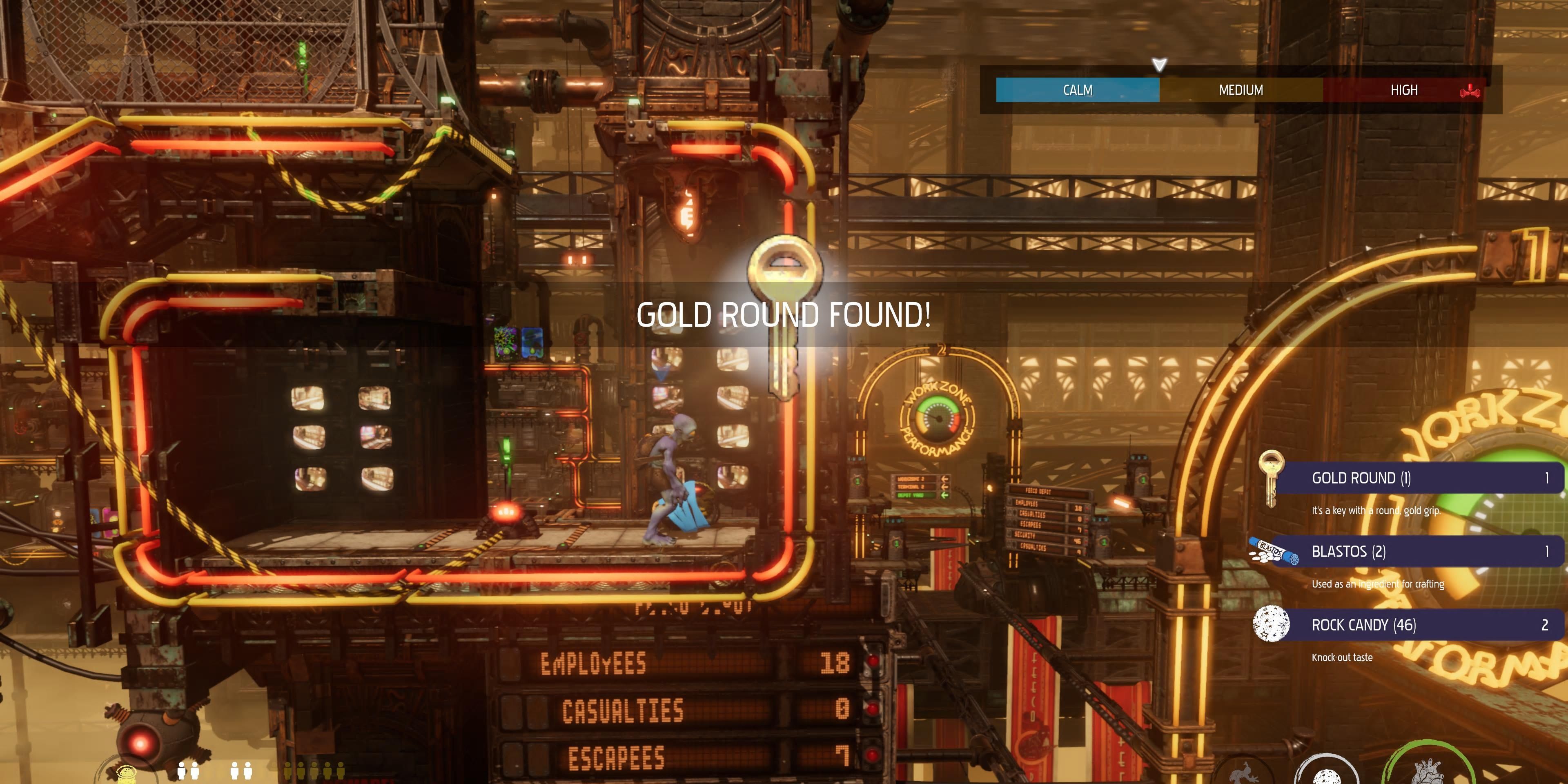 Gold Round Key in Oddworld Soulstorm