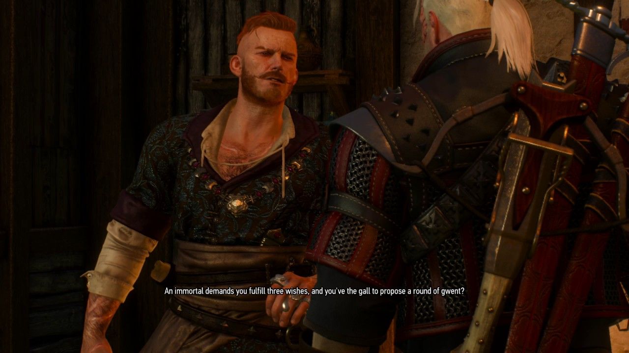 Olgierd Von Everec gwent dialogue The Witcher 3 Geralt