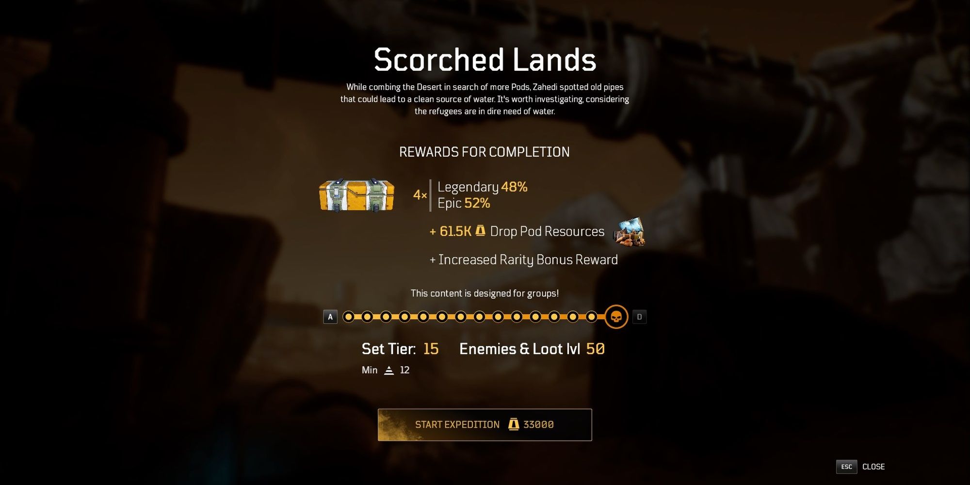 Outriders Scorched Lands Expedition Guide