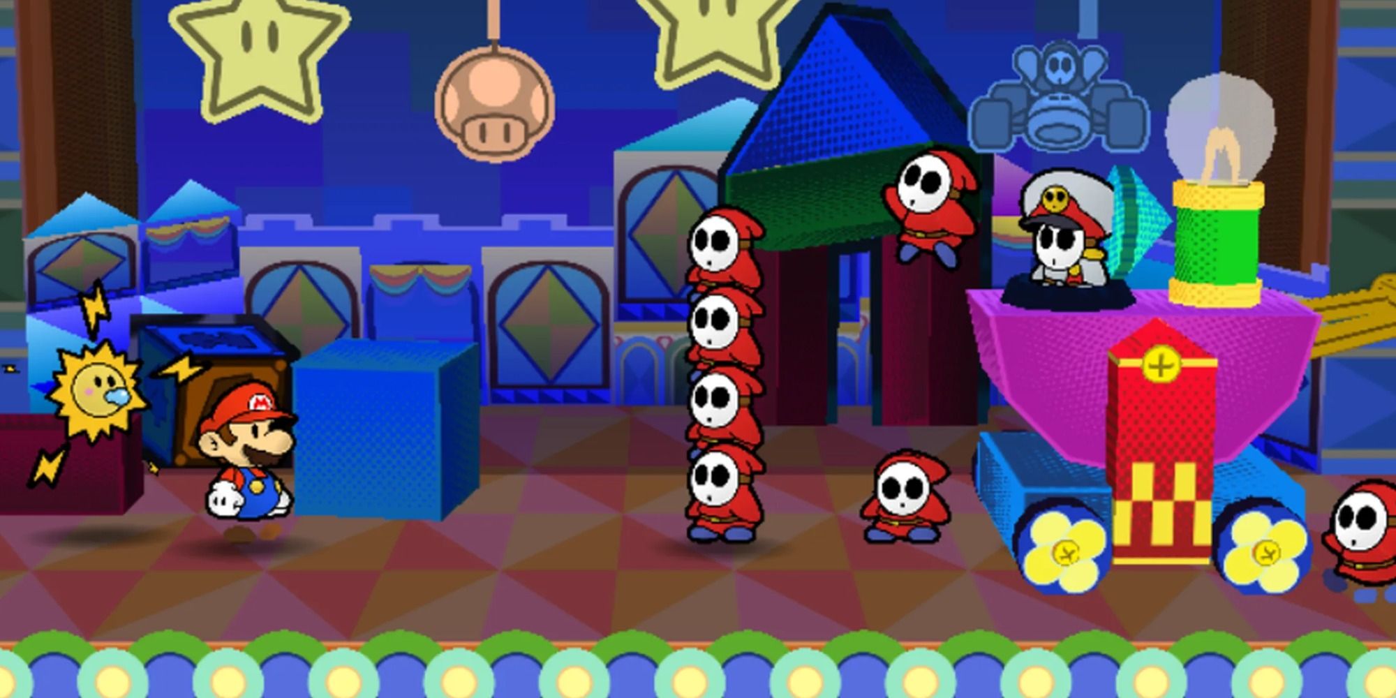 A screenshot of an HD mod for Paper Mario