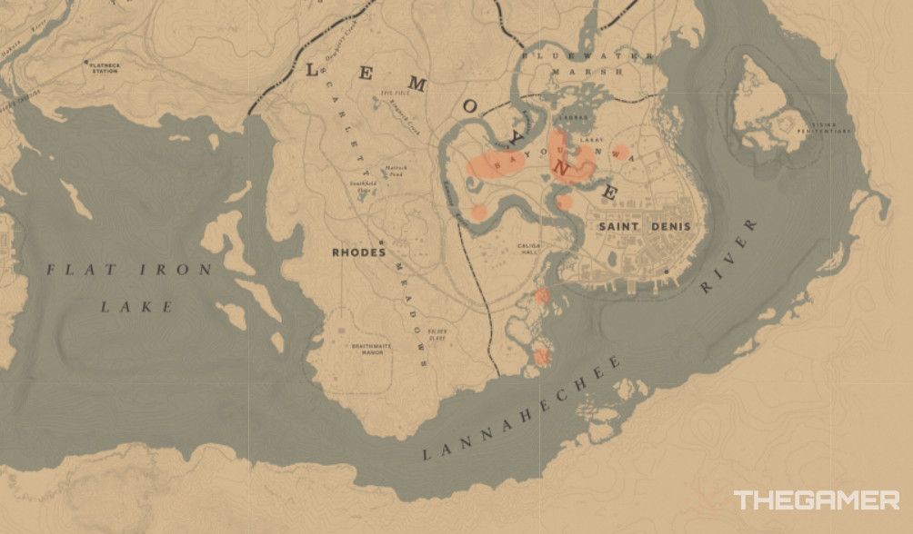 Parakeet map locations Red Dead Redemption Online