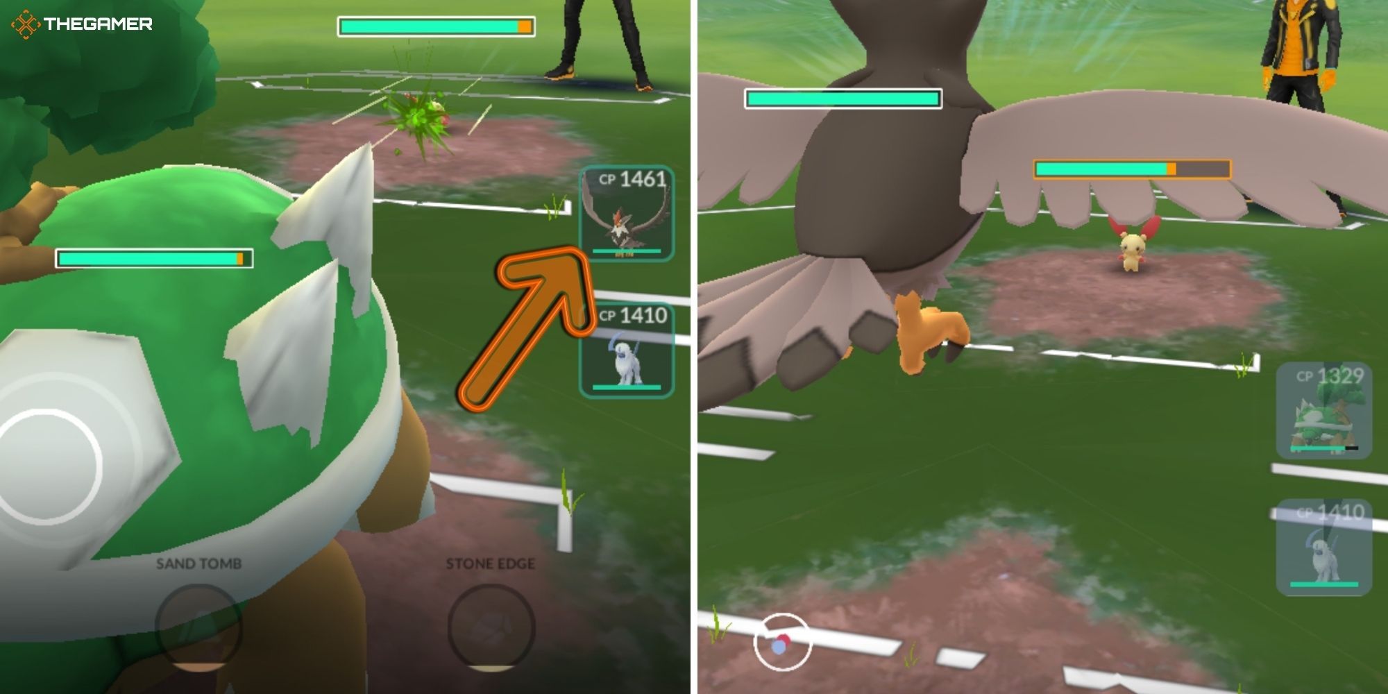 Pokemon GO - Switching pokemon during battle