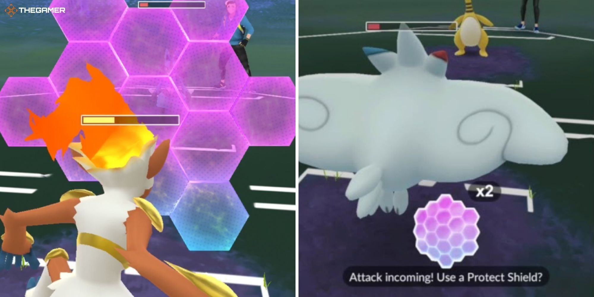 Pokemon GO Protect Shields used in Trainer Fights