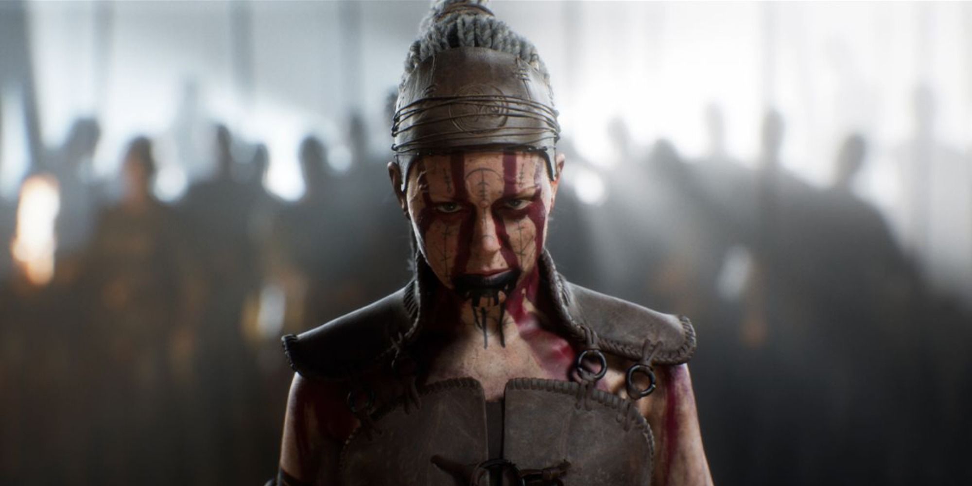 Senua Character shot from chest up, Hellblade II