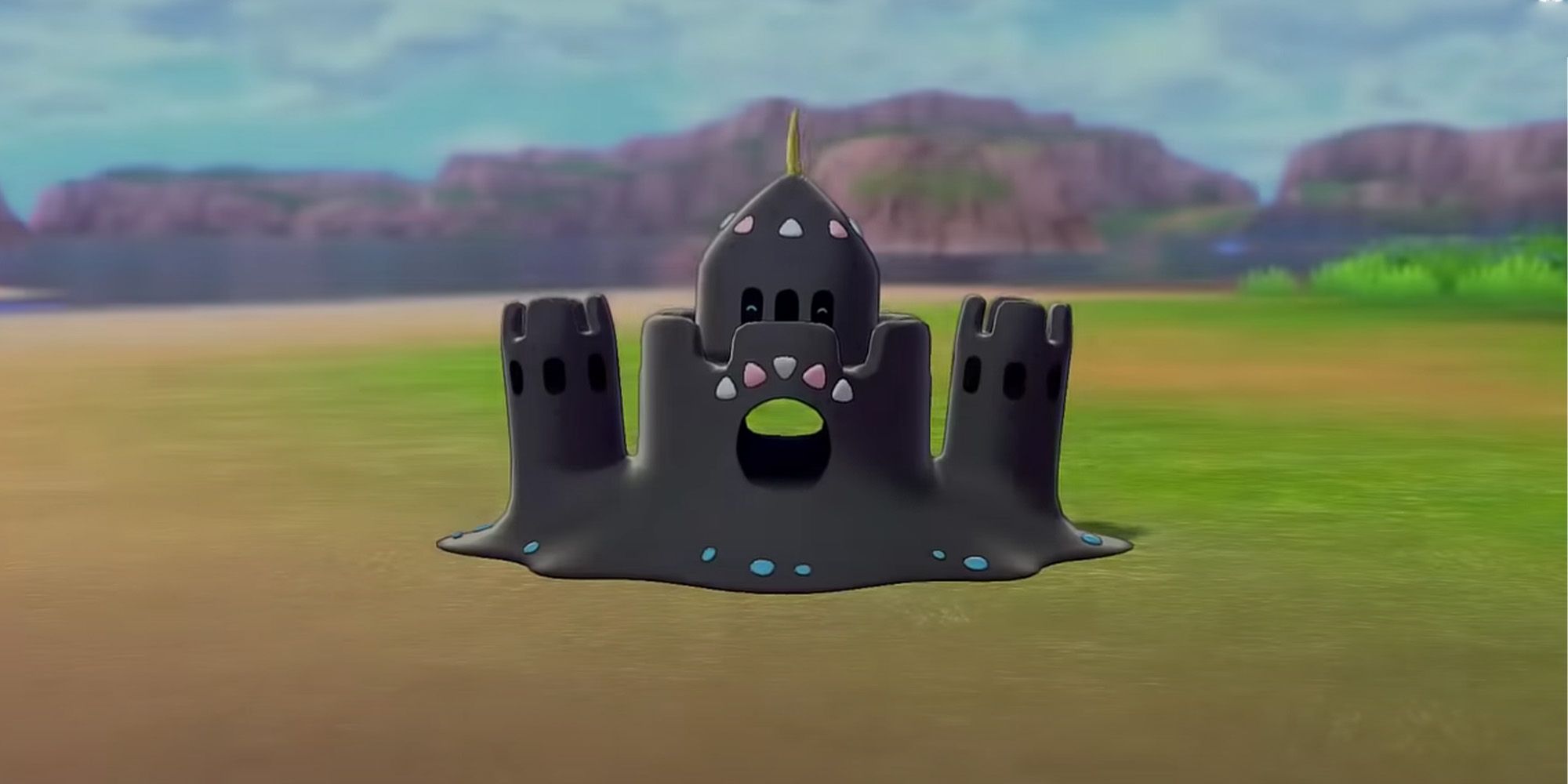 a Shiny Palossand from Pokémon Sword and Shield