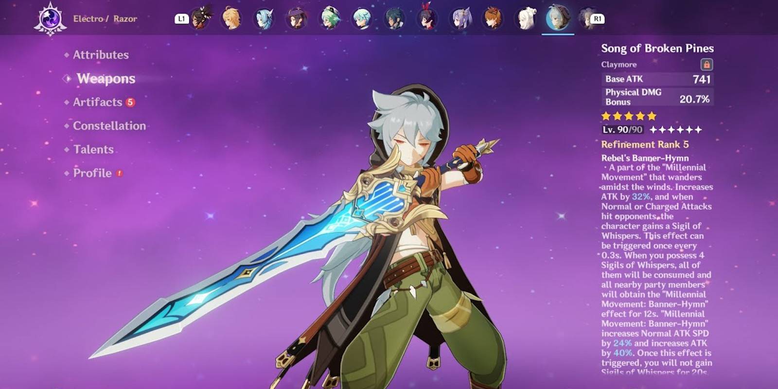 Genshin Impact 11 Best Claymores Ranked