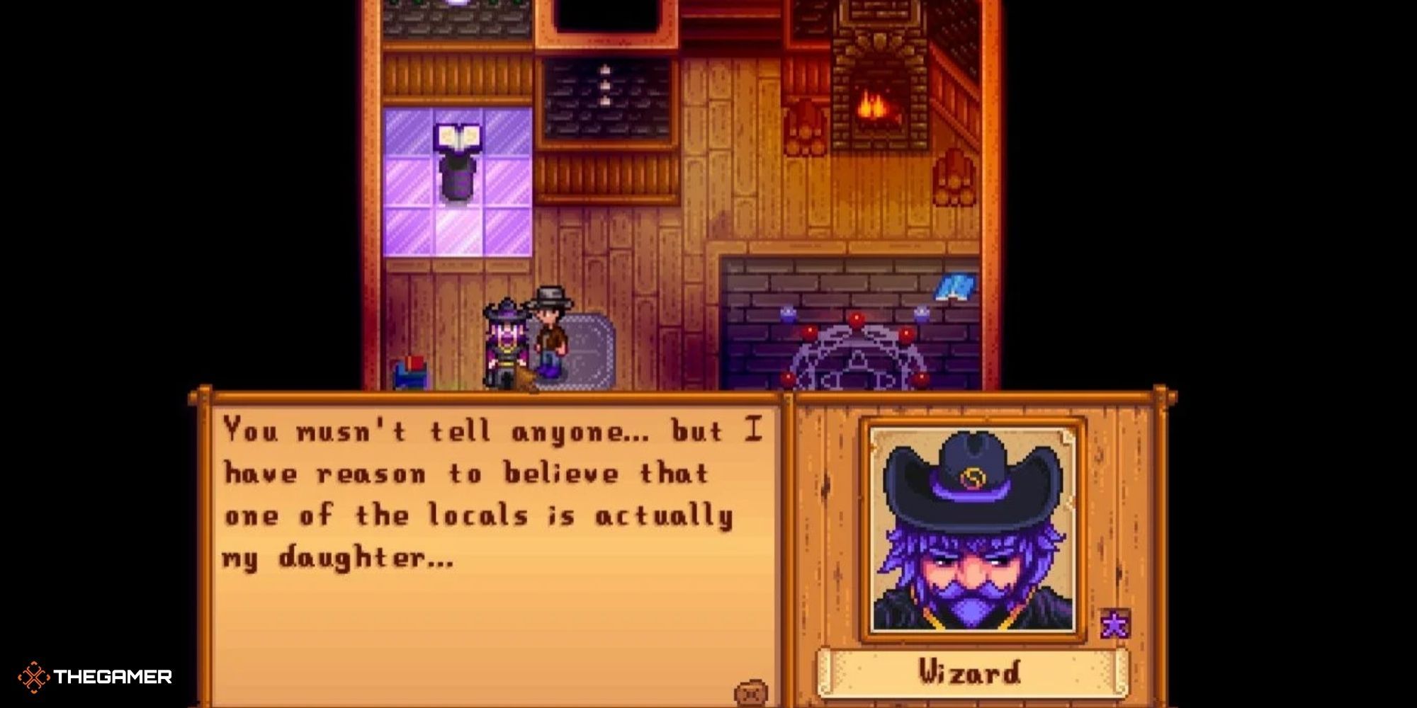 Stardew Valley - Wizard talking about his daughter