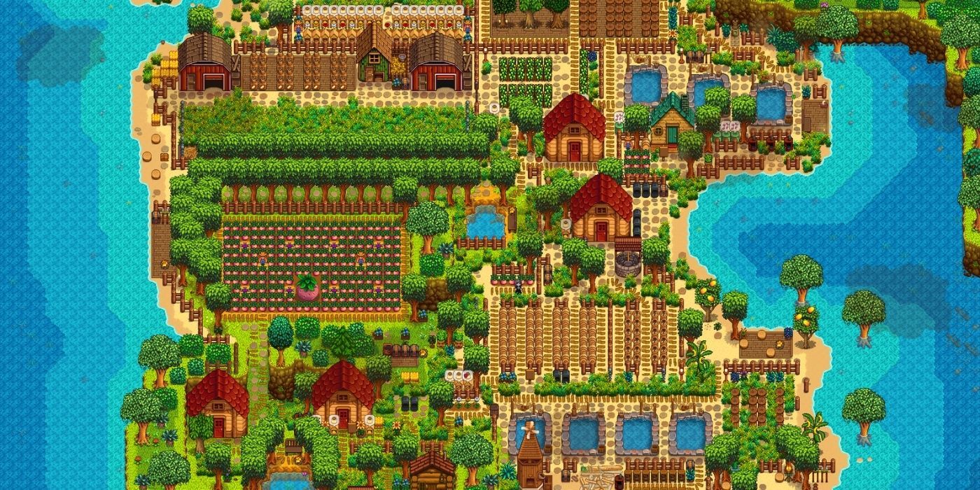 the stardew valley beach farm laid out to produce artisan goods stardew farm layout