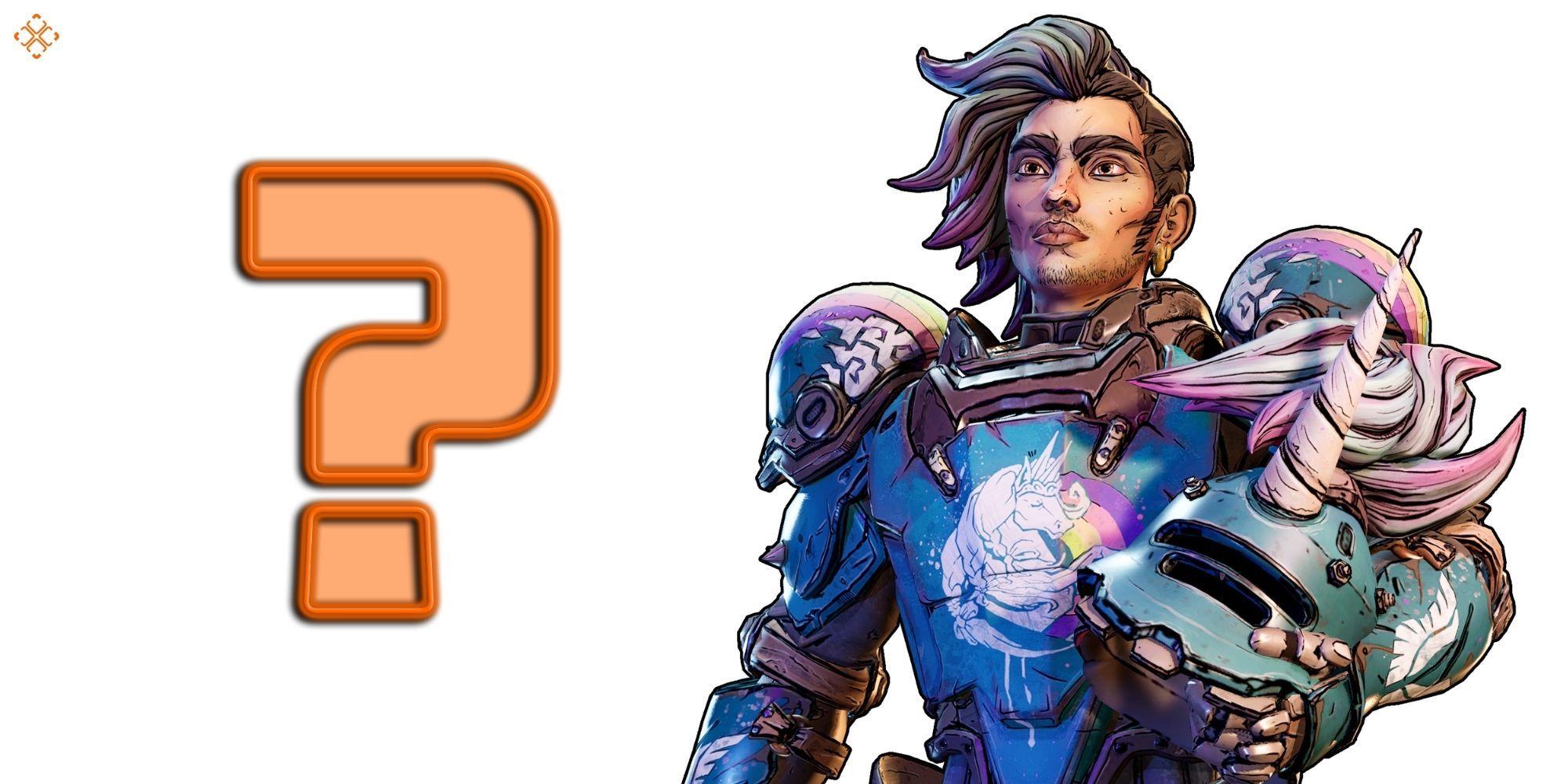 Tiny Tina's Wonderlands Paladin Mike with question mark