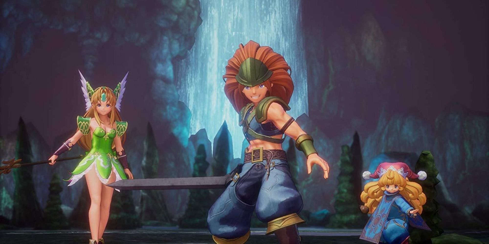 Screenshot from the 2020 remake of Trials of Mana