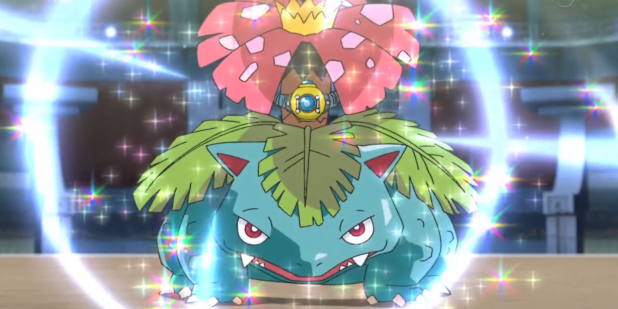 Venusaur Powering Up Anime