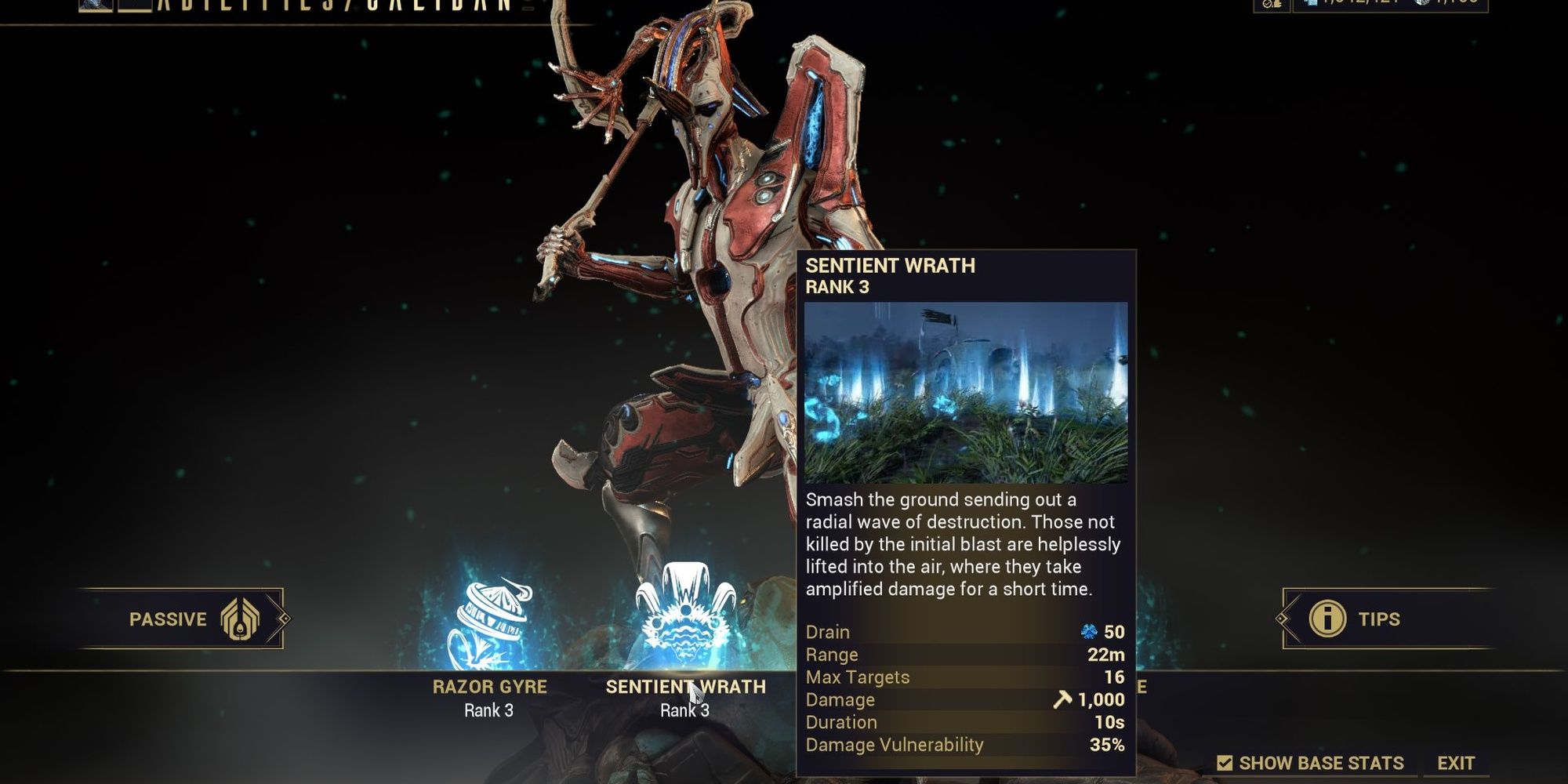 Warframe Caliban 2nd Ability