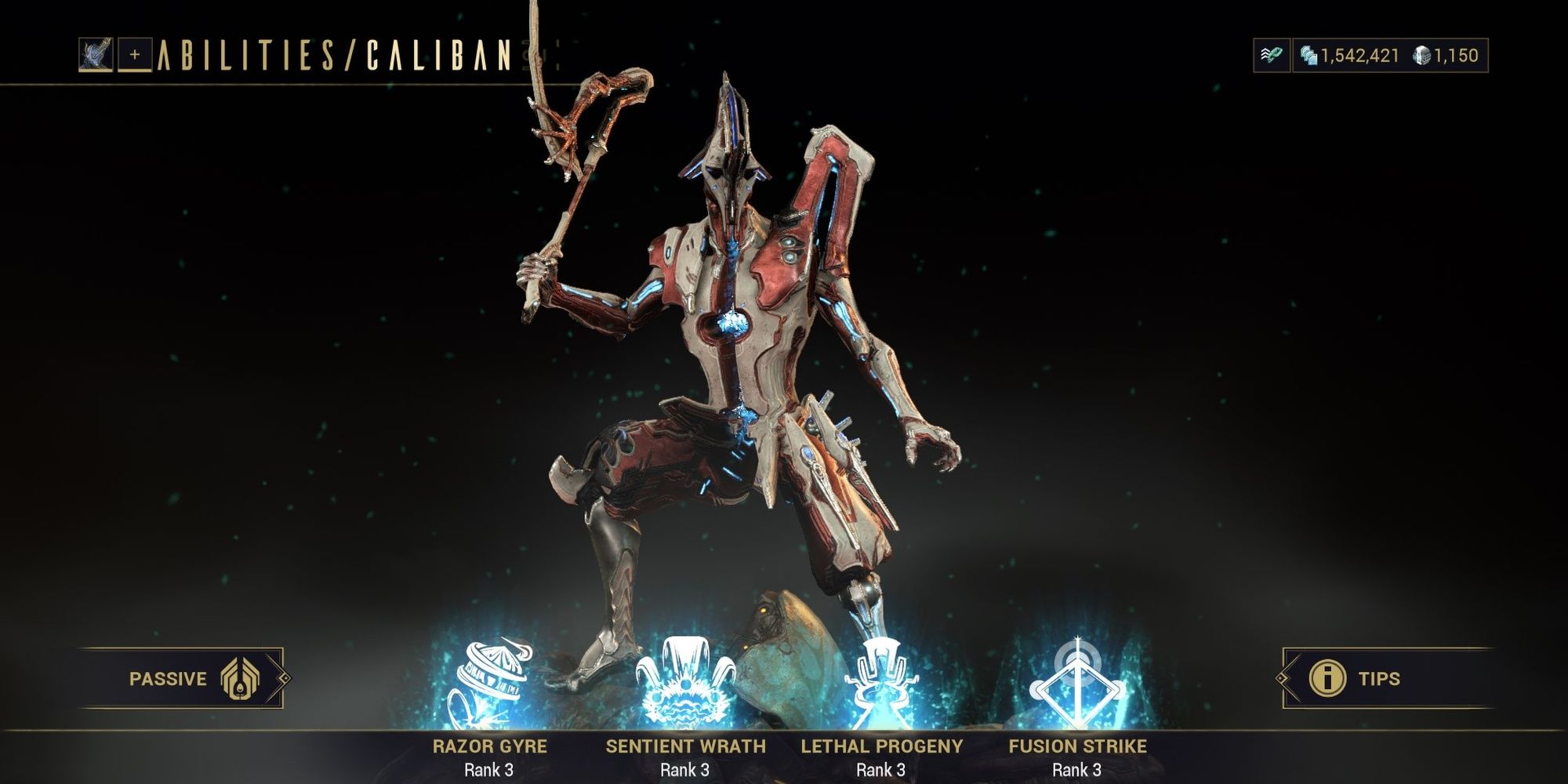 Warframe Caliban Abilities