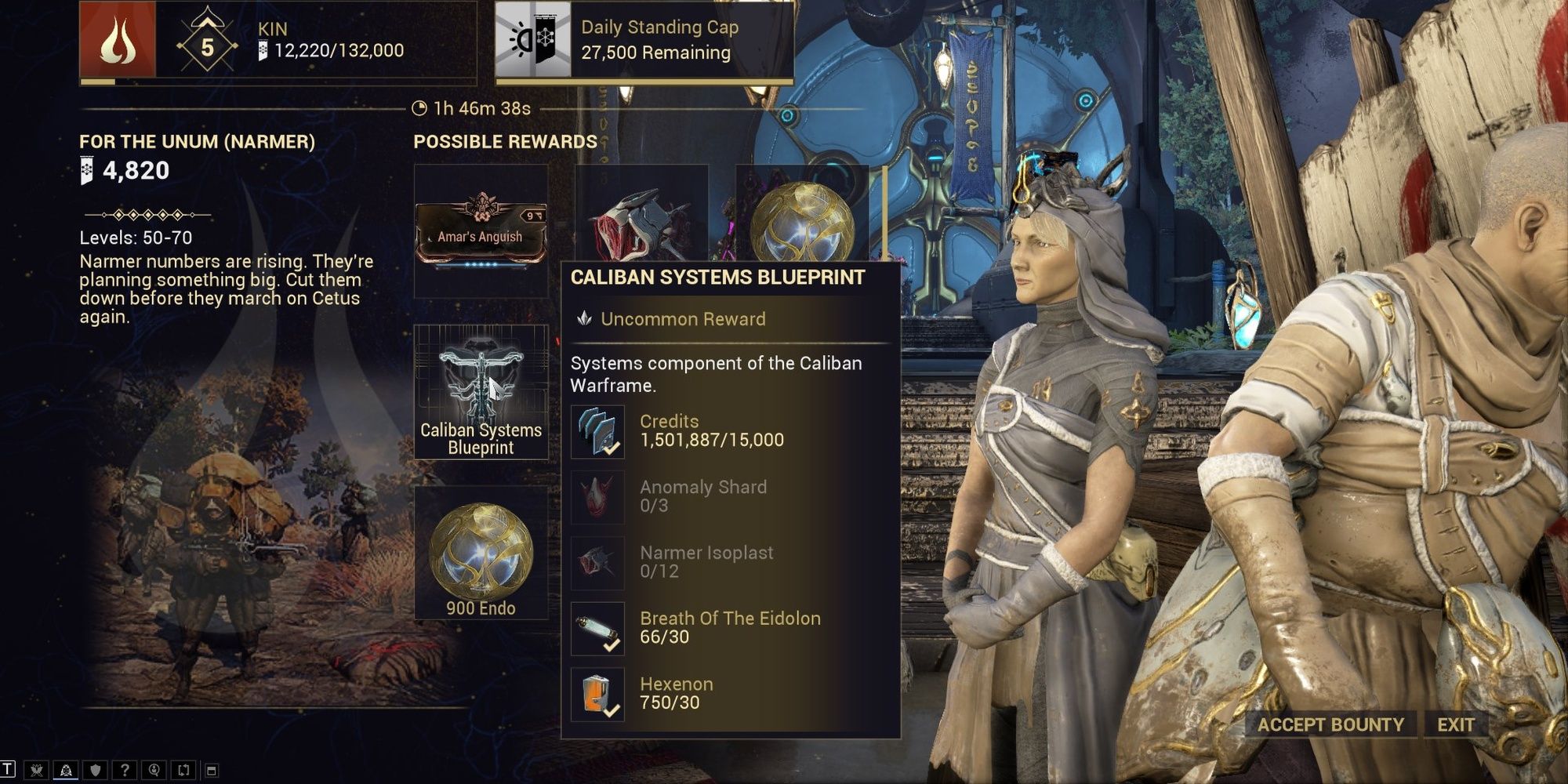 Warframe Caliban Systems