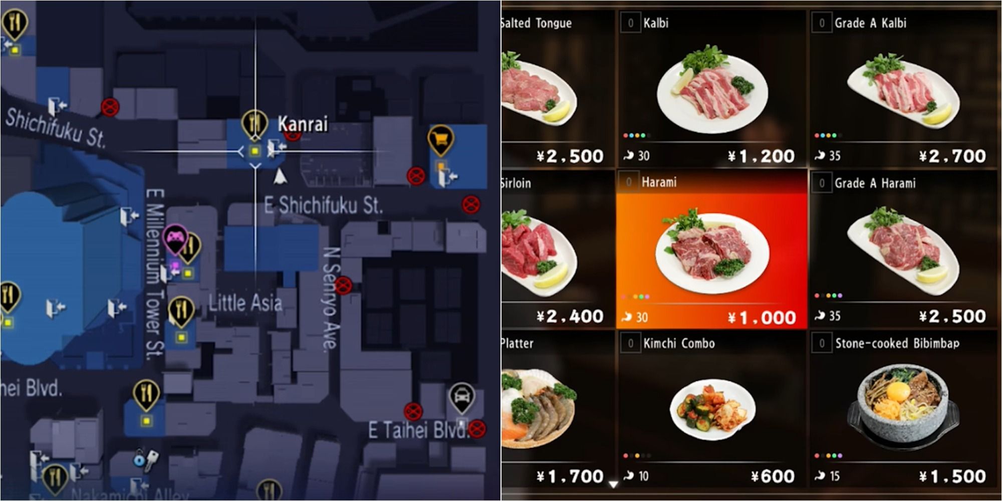 Yakuza 6 Split Image Kanrai Location And Harami