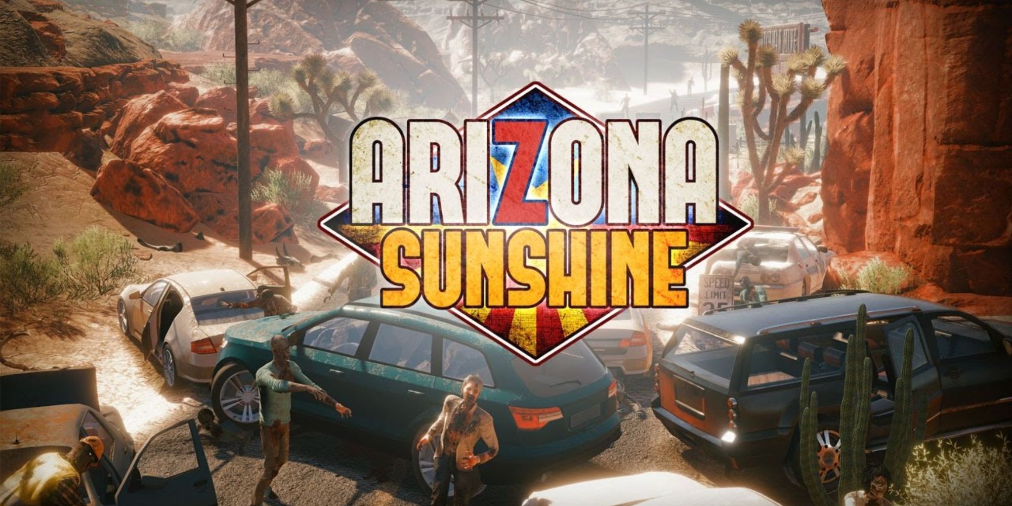 Arizona Sunshine Zombies Gathering On A Road