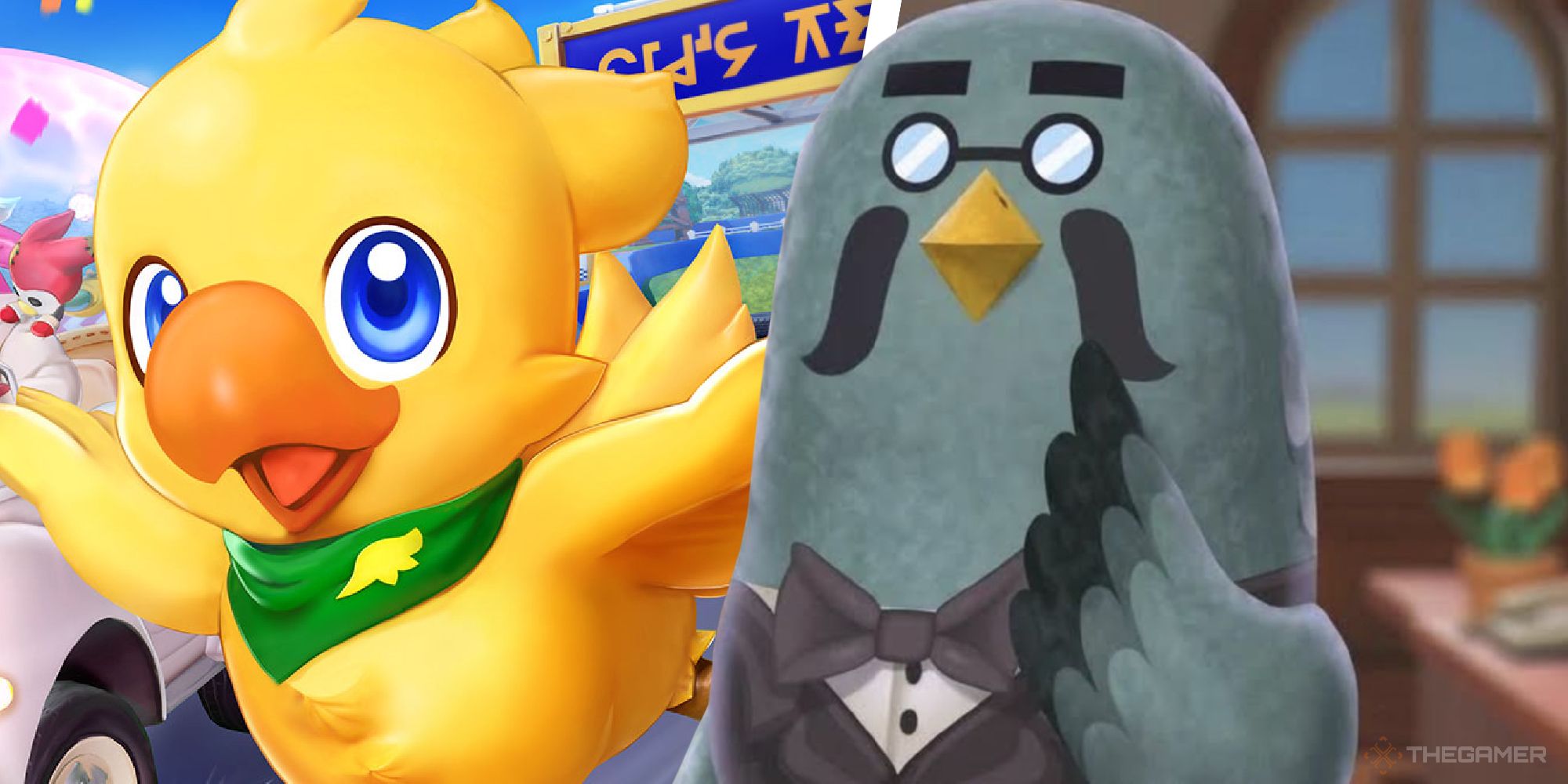 chocobo and brewster side by side