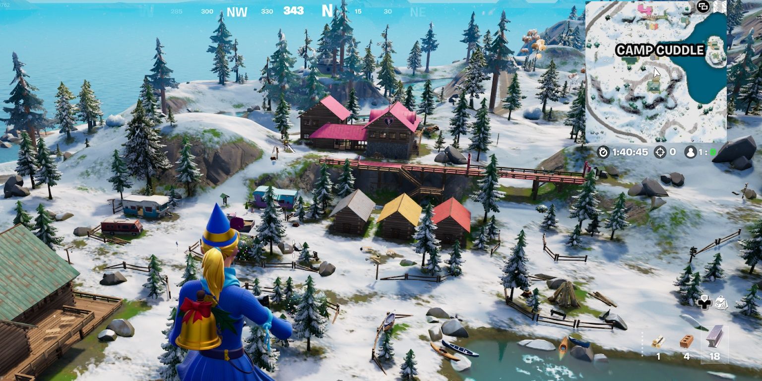 camp cuddle map location in fortnite chapter 3