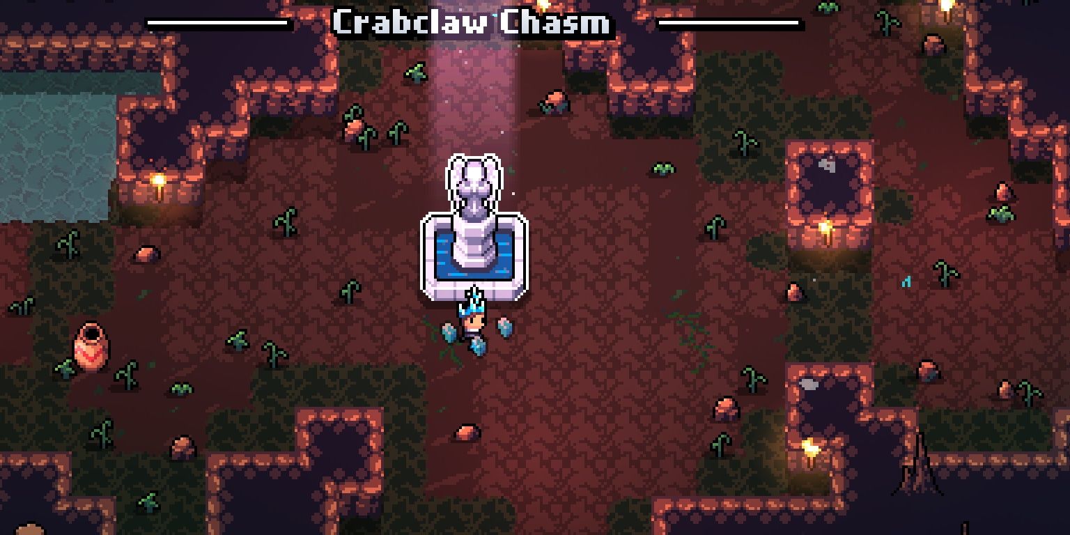 crabclaw chasm location in archvale