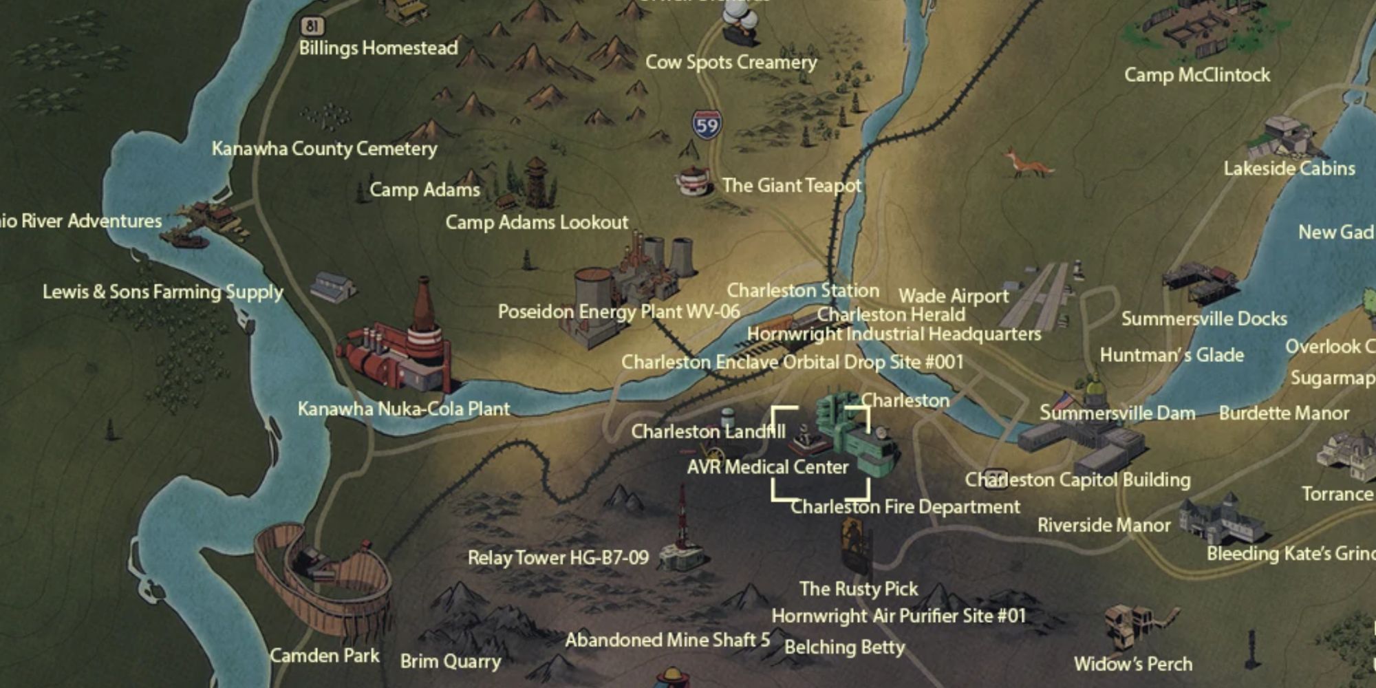 fallout_76_avr_medical_center_on_the_map