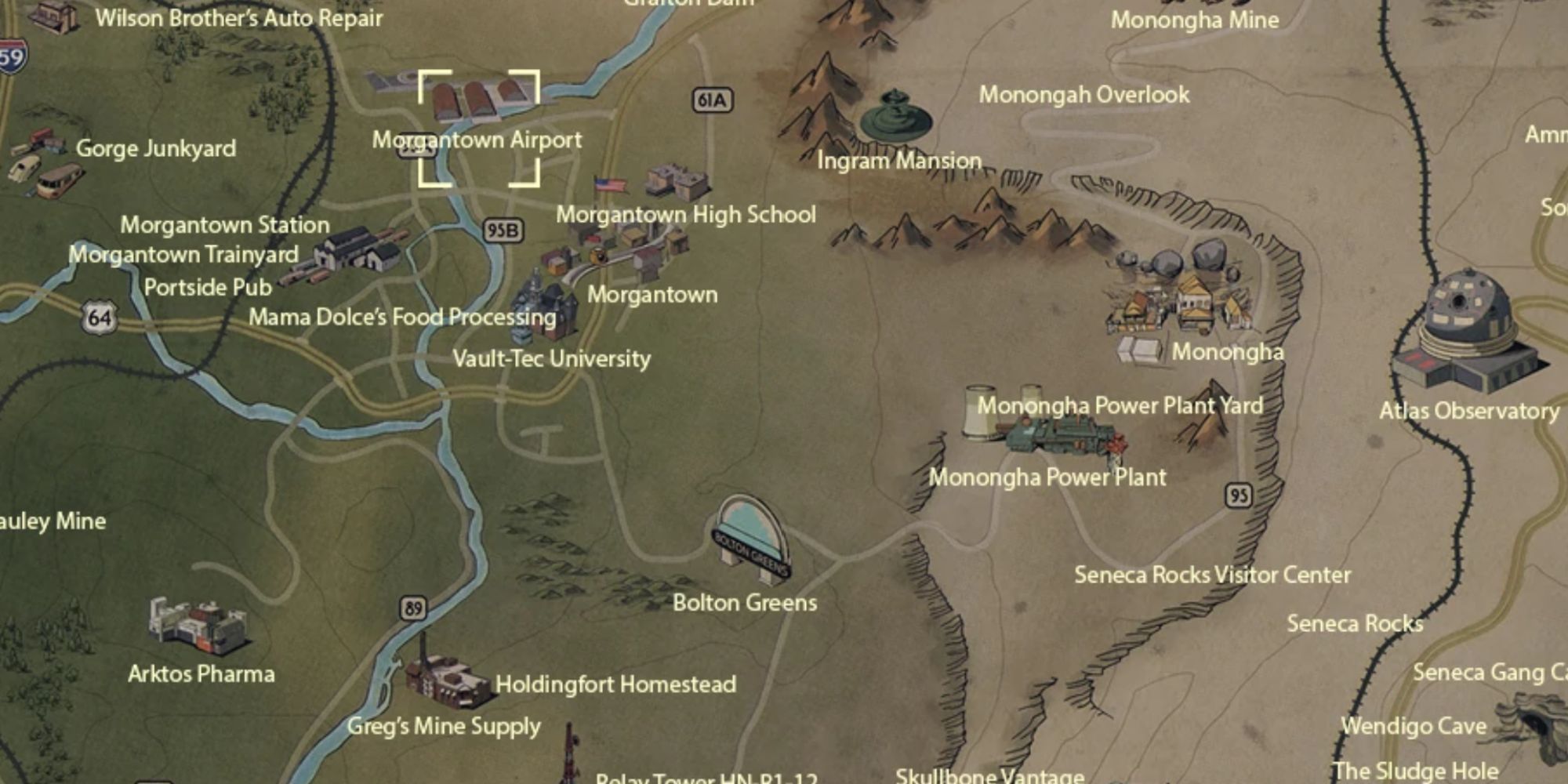 fallout_76_morgantown_airport_on_the_map