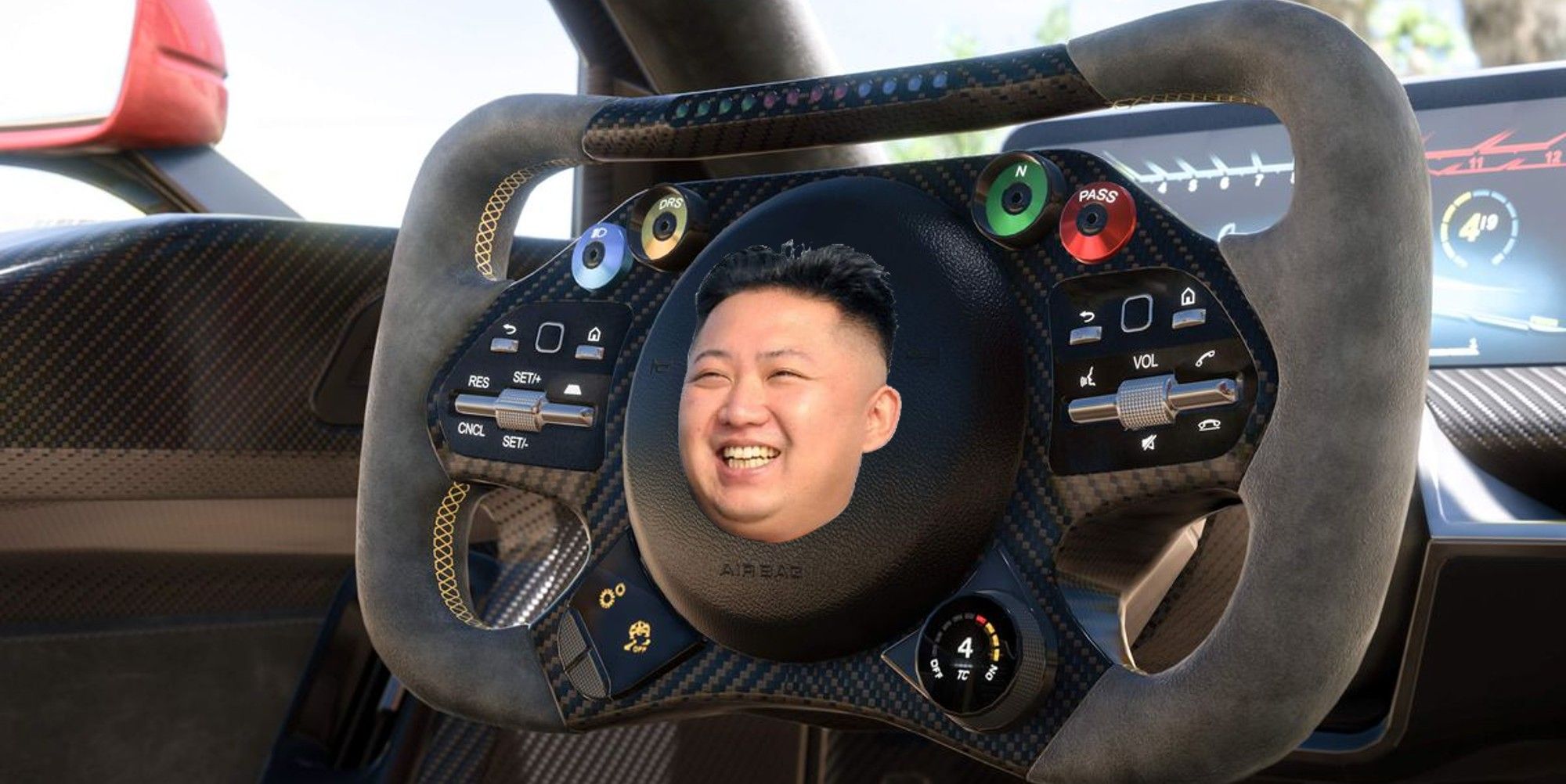 forza 5 steering wheel kim jong-un