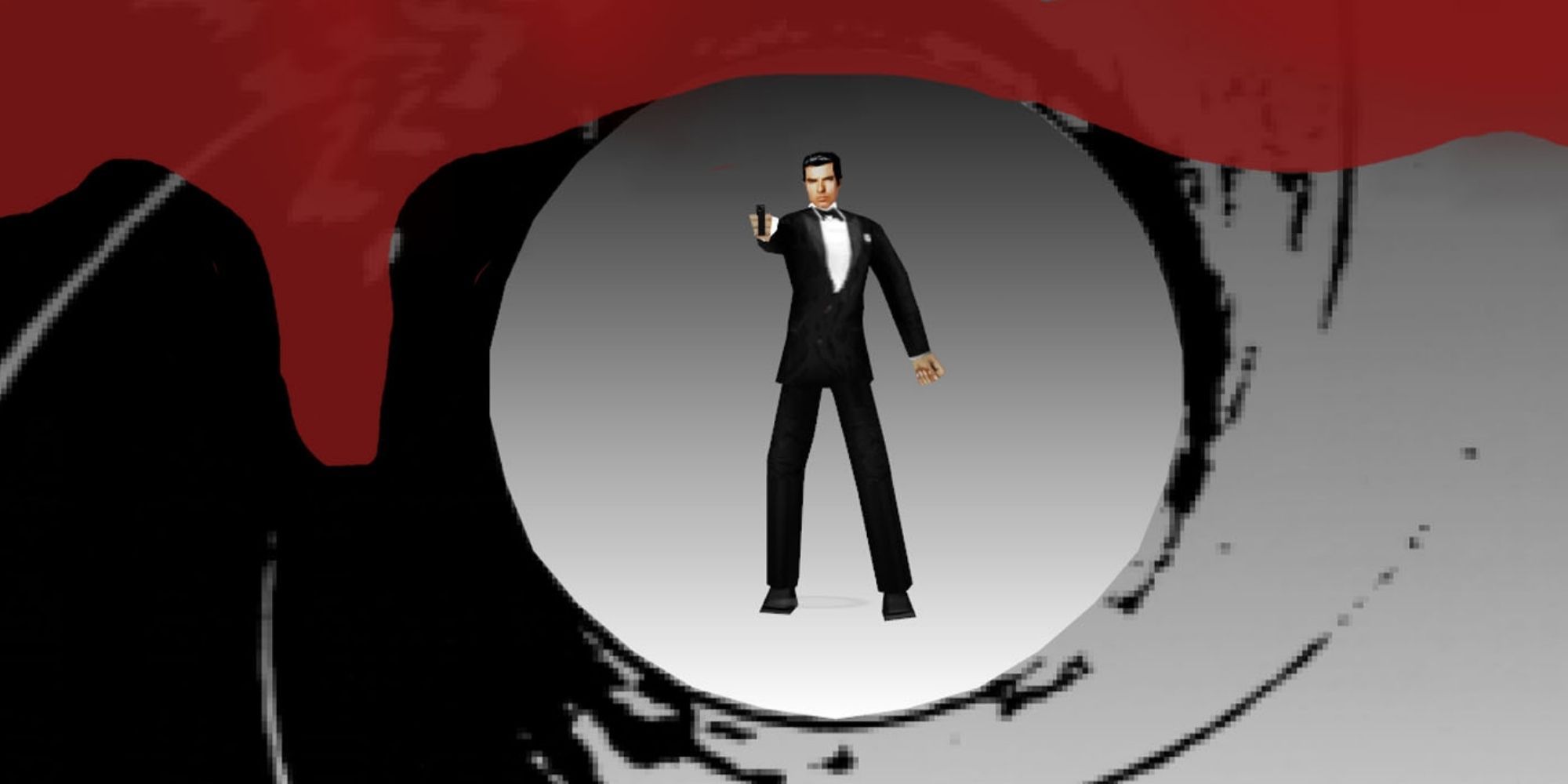 goldeneye opening sequence with bond in barrel