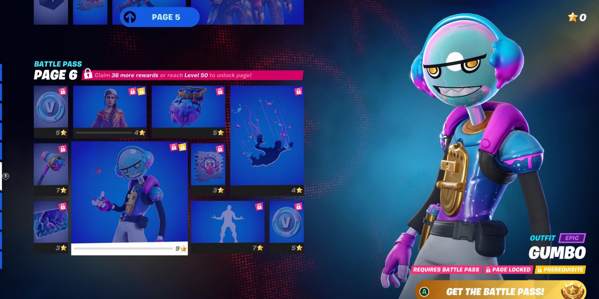 gumbo battle pass skin fortnite