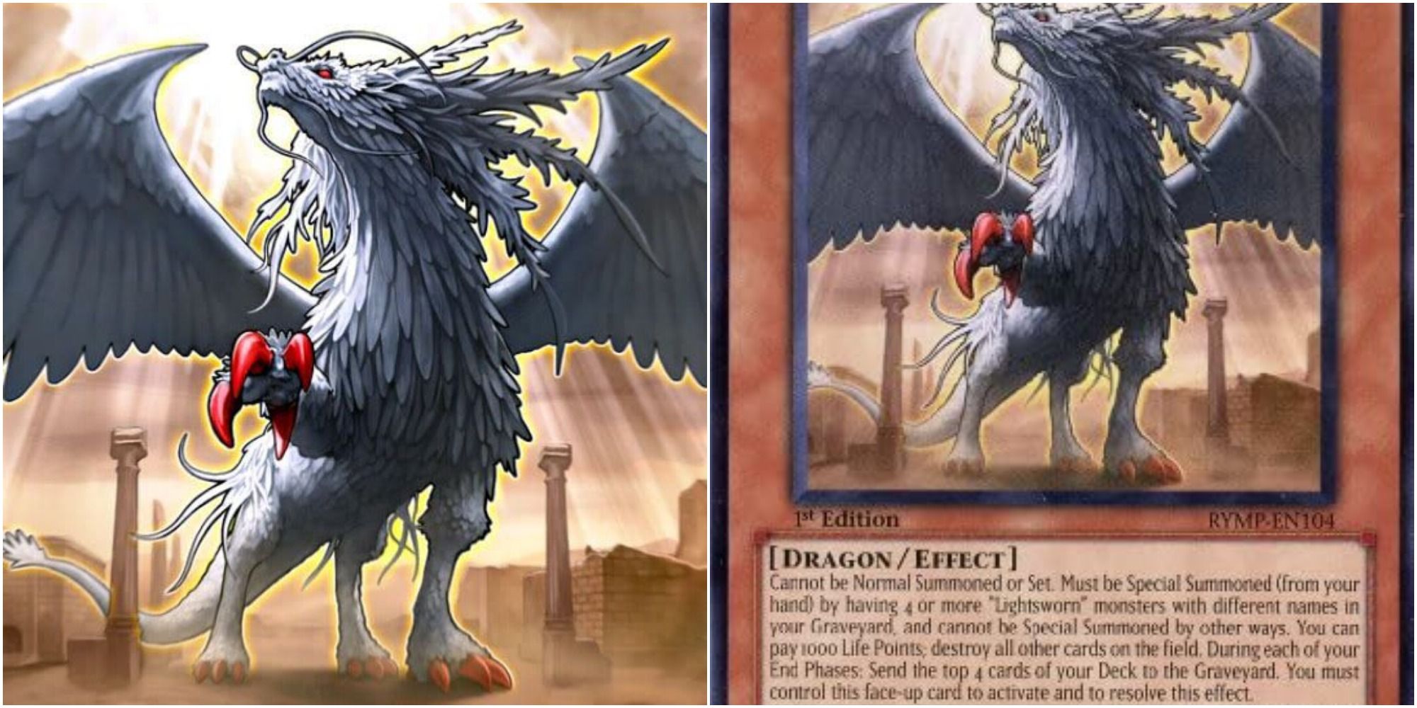 judgement dragon card art and text