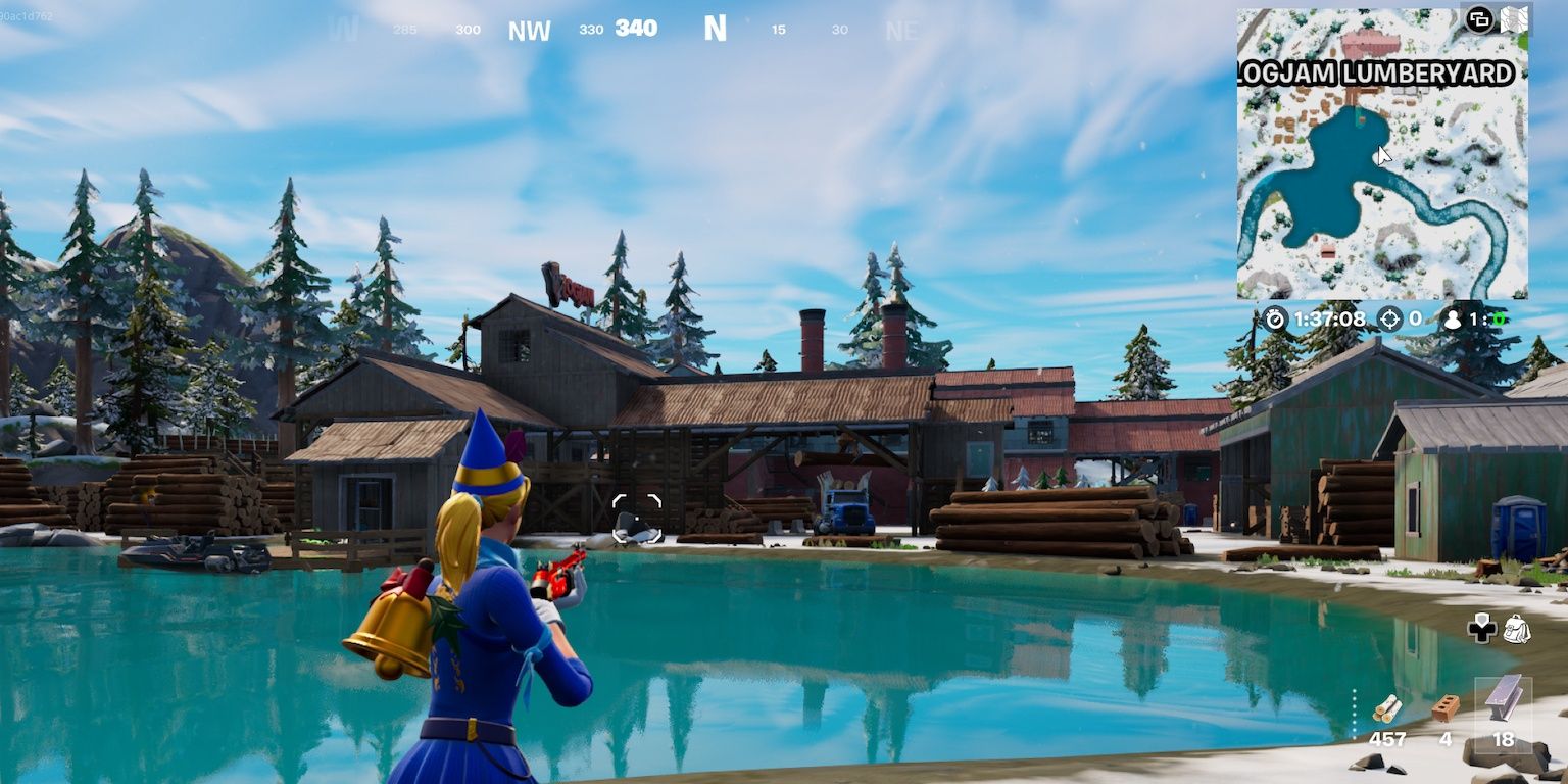 logjam lumberyard location in fortnite chapter 3