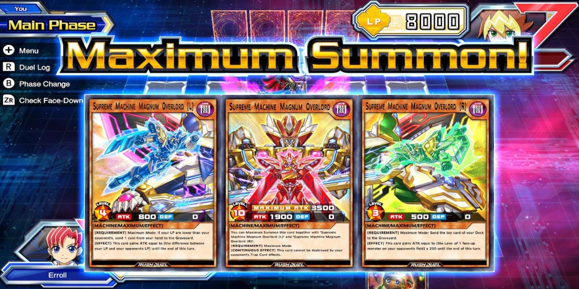 maximum summon rush duel