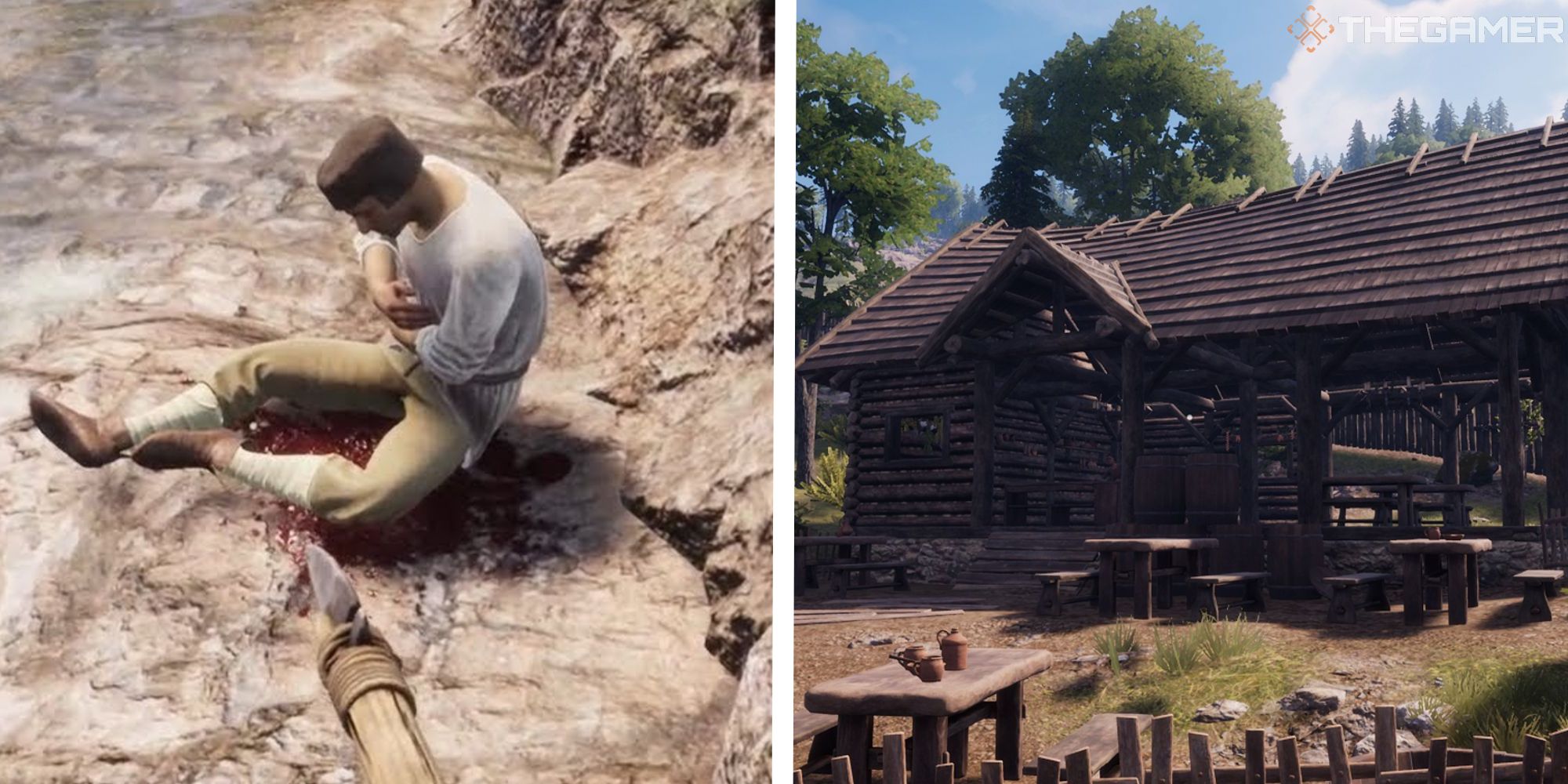 image of hurt courier next to image of gostovia tavern