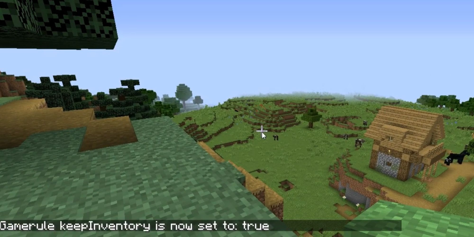 minecraft_keep_inventory_command_activated_in_a_world