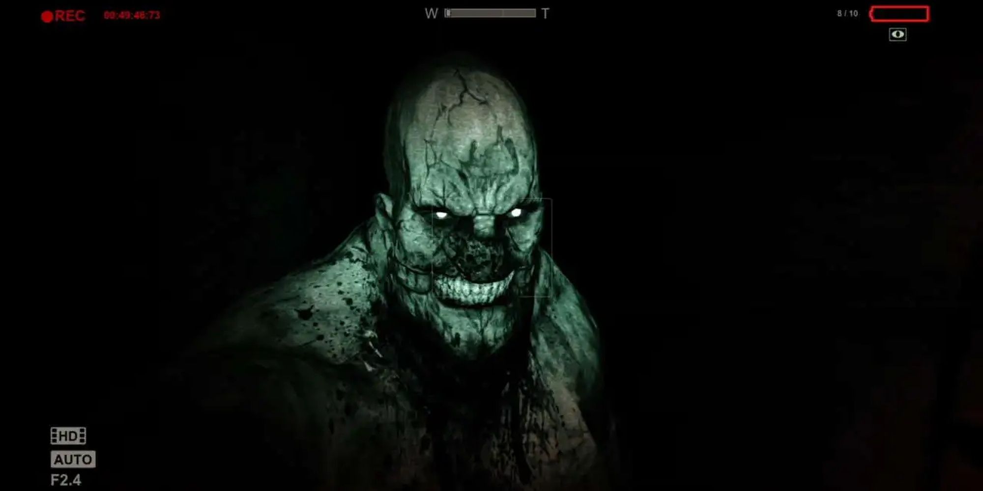 Outlast: Being Chased By A Mini-Boss Whilst Using The Night Vision Camera Setting