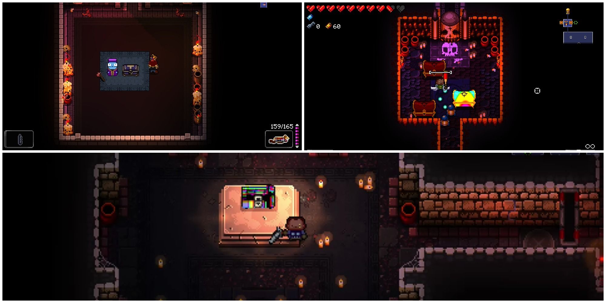 Enter The Gungeon Glitched Rainbow Red Chests Brother Albern