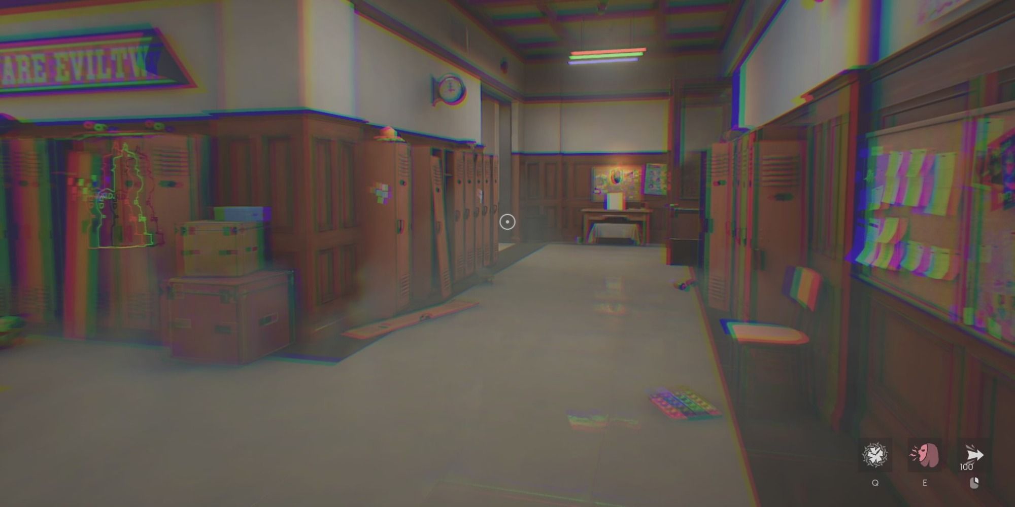 The Banshee screams down a School hallway