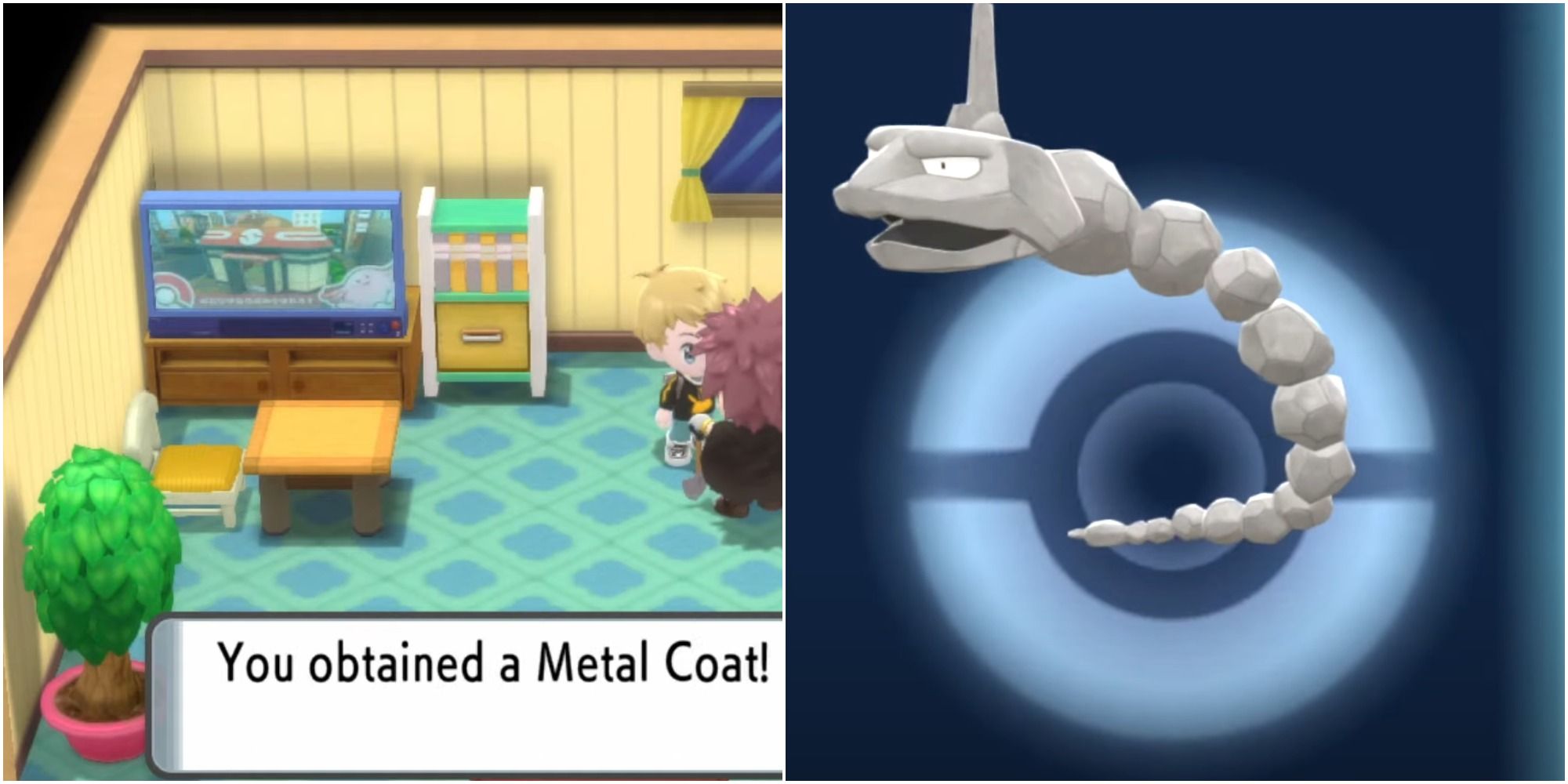 Metal coat and link stone on Onix : r/PokemonUnbound