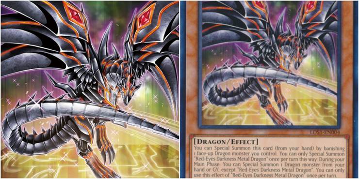 Yugioh red eyes darkness metal dragon