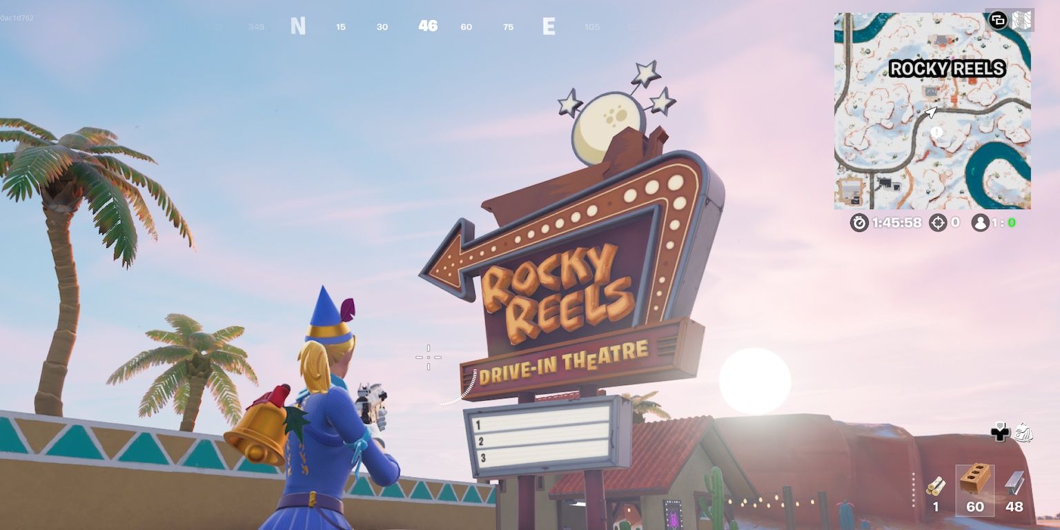 rocky reels map location in fortnite chapter 3