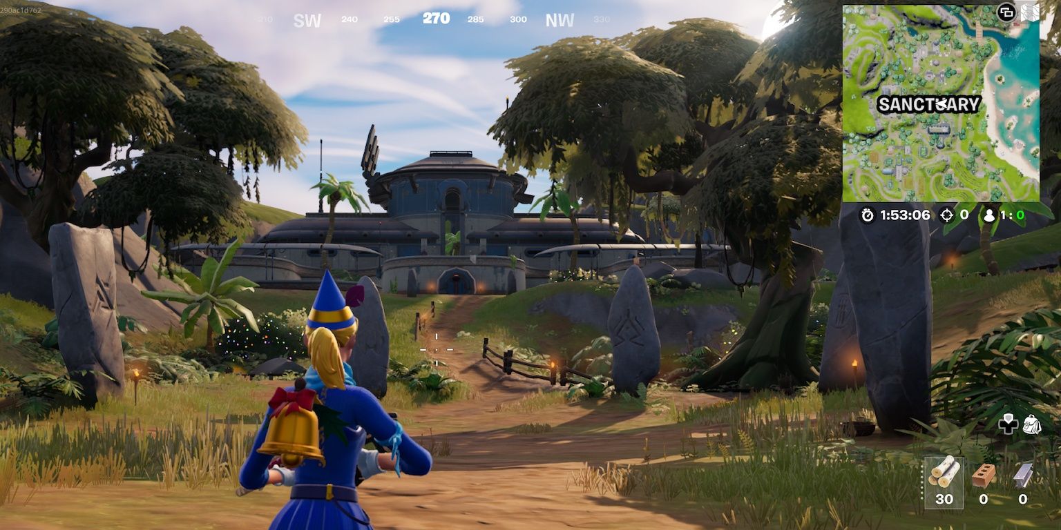 sanctuary map location in fortnite chapter 3