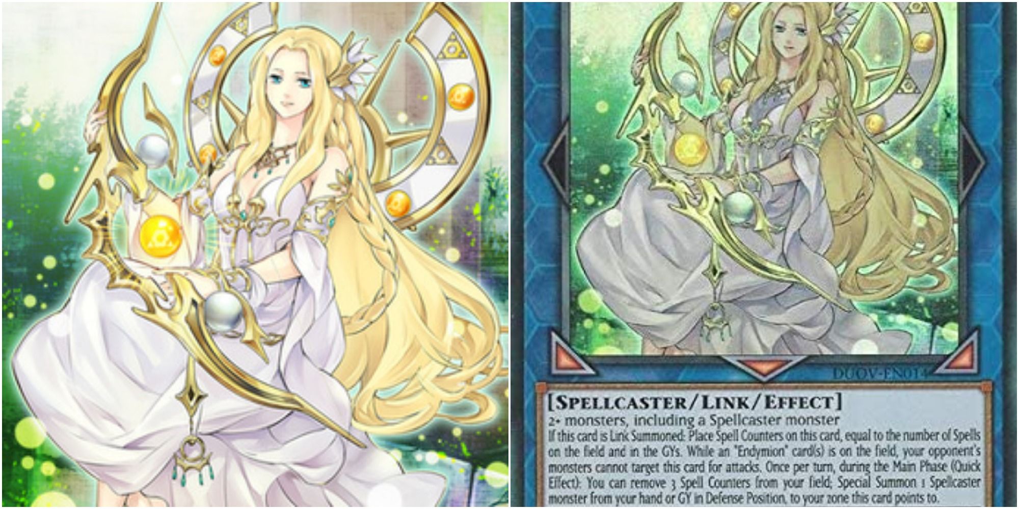 selene queen of the master magicians card art and text