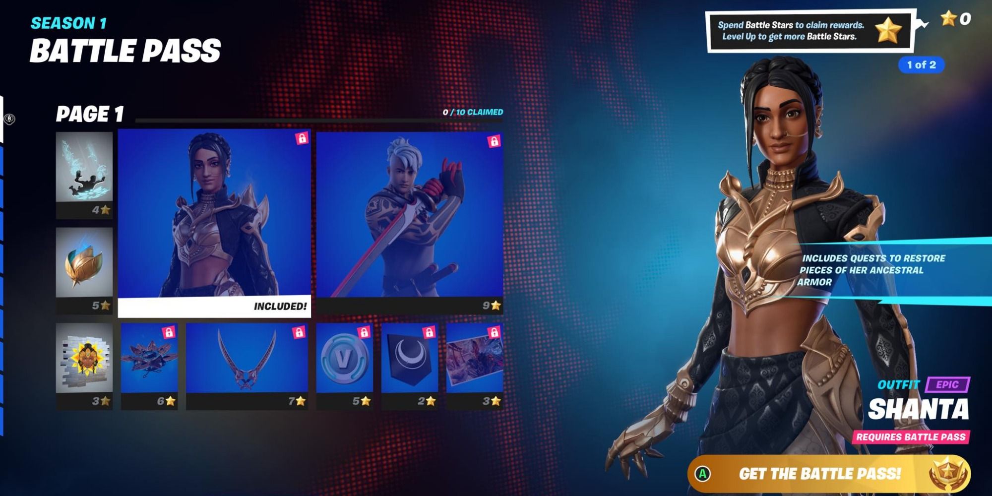 shanta tier one skin fortnite