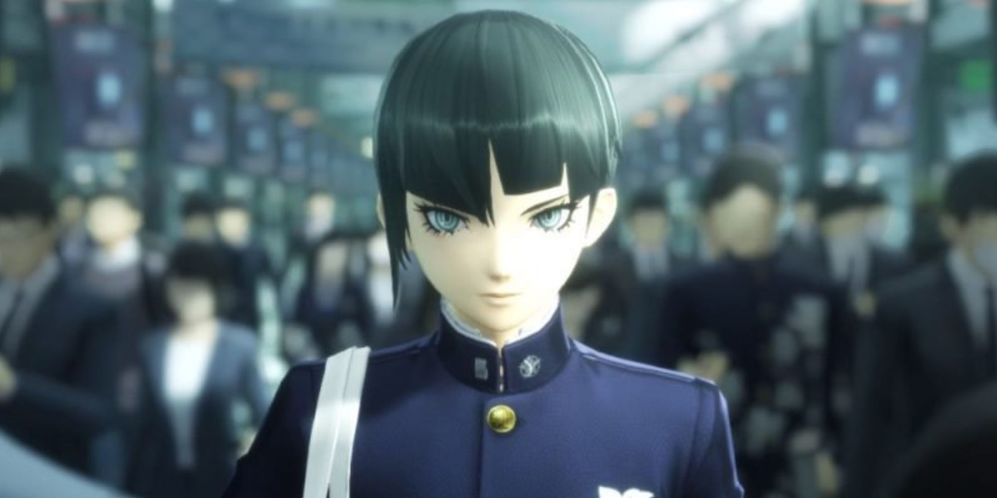 Close-up of the protagonist's human form in Shin Megami Tensei 5