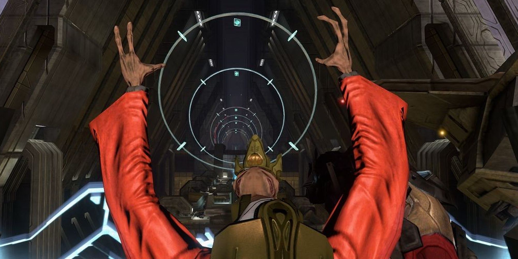 Halo: Covenant Prophet Worshipping The Halo Ring Weapons Array
