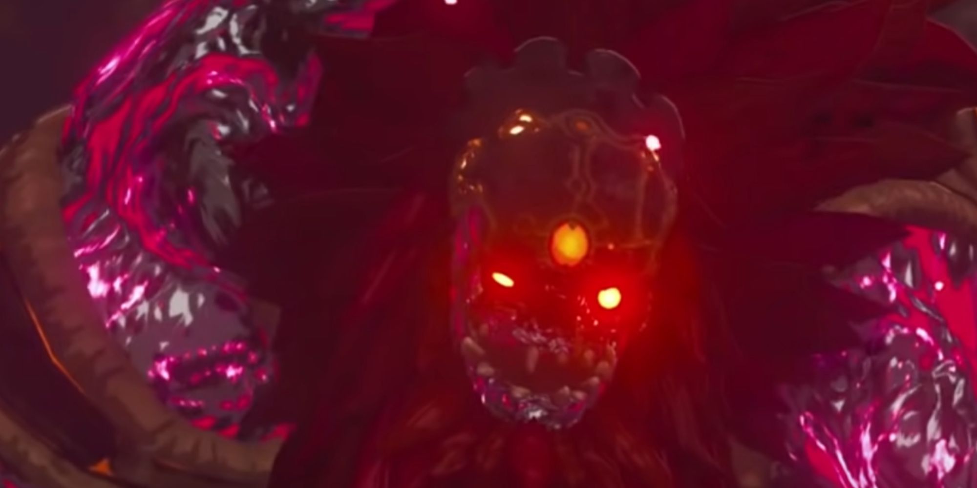 Close up of Calamity Ganon in Breath of the Wild