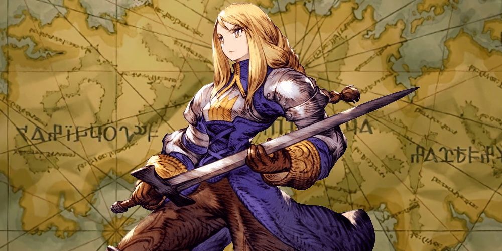 Agrias from Final Fantasy Tactics (official art from Brave Exvius crossover event)