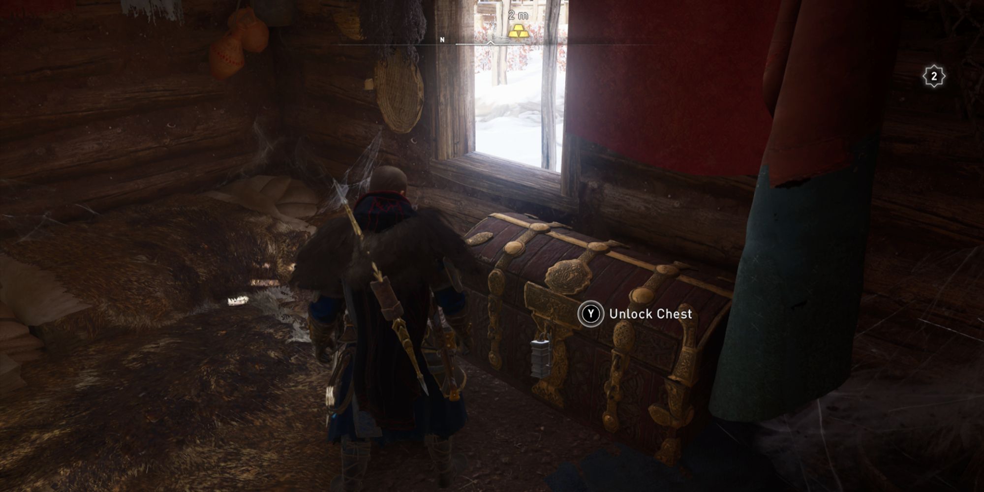 Assassin's Creed Valhalla Screenshot Of Deserted Chalet Chest