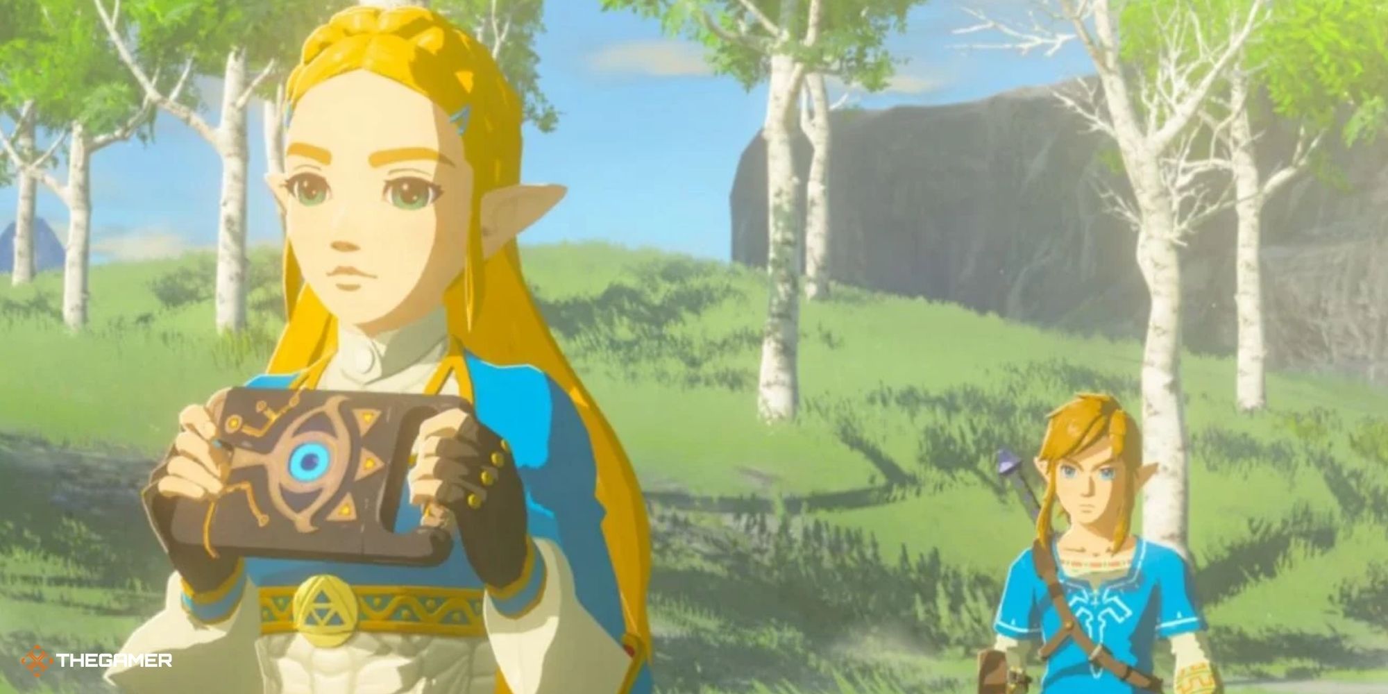 Breath of the Wild - Link and Zelda