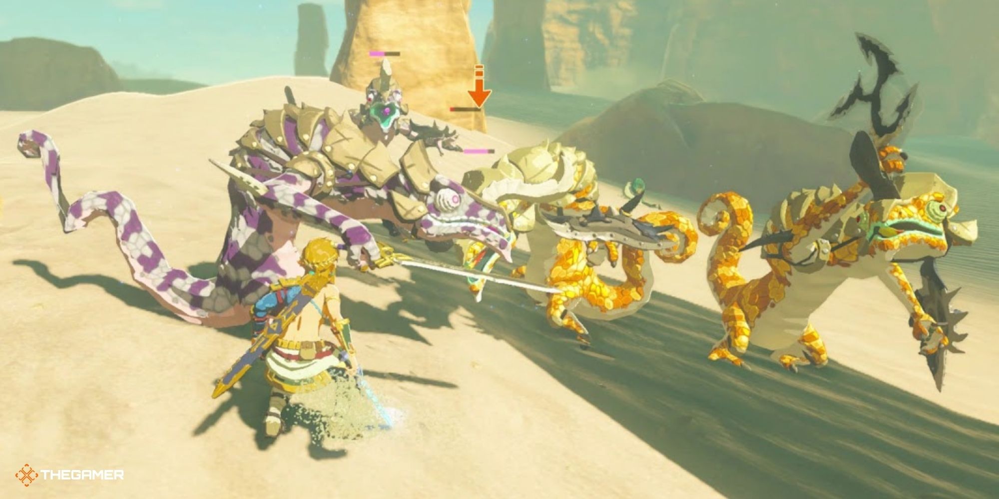 Breath of the Wild - attacking lizalfos